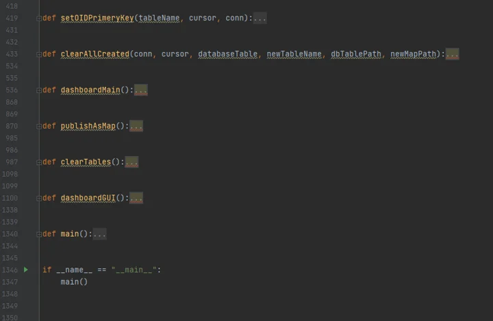 Map-service creation and publication functions