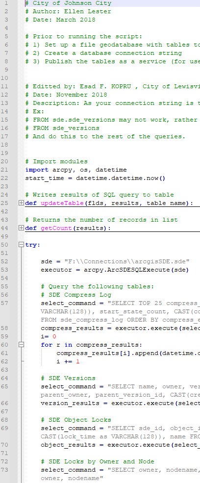 Monitor SDE with Python