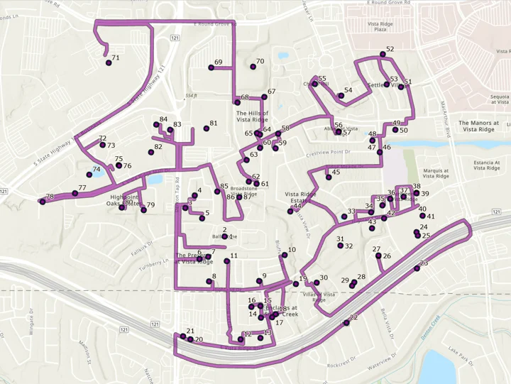 Water conservation route 4